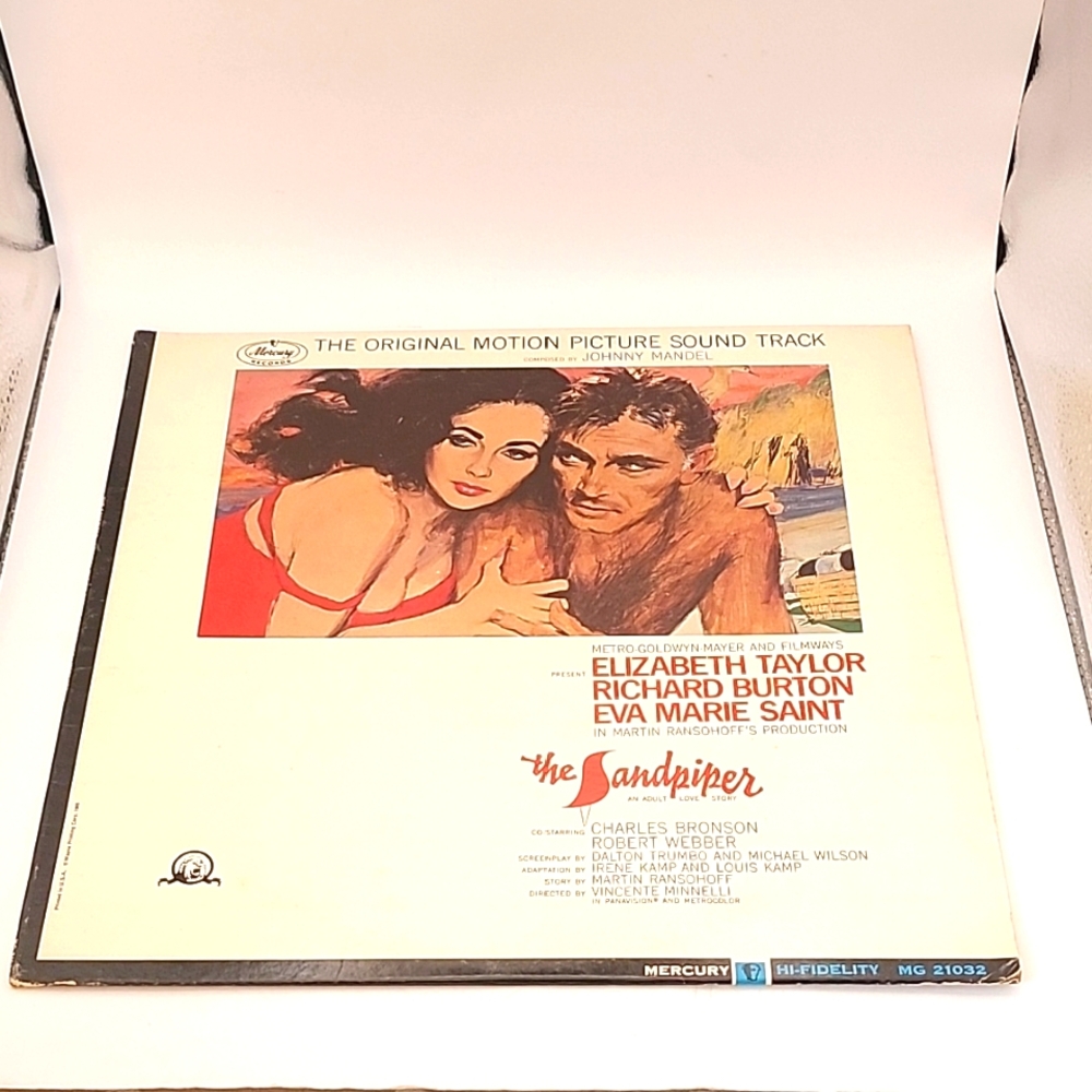Vintage 1965 Sandpiper Original Soundtrack By Johnny Mandel Mercury Record